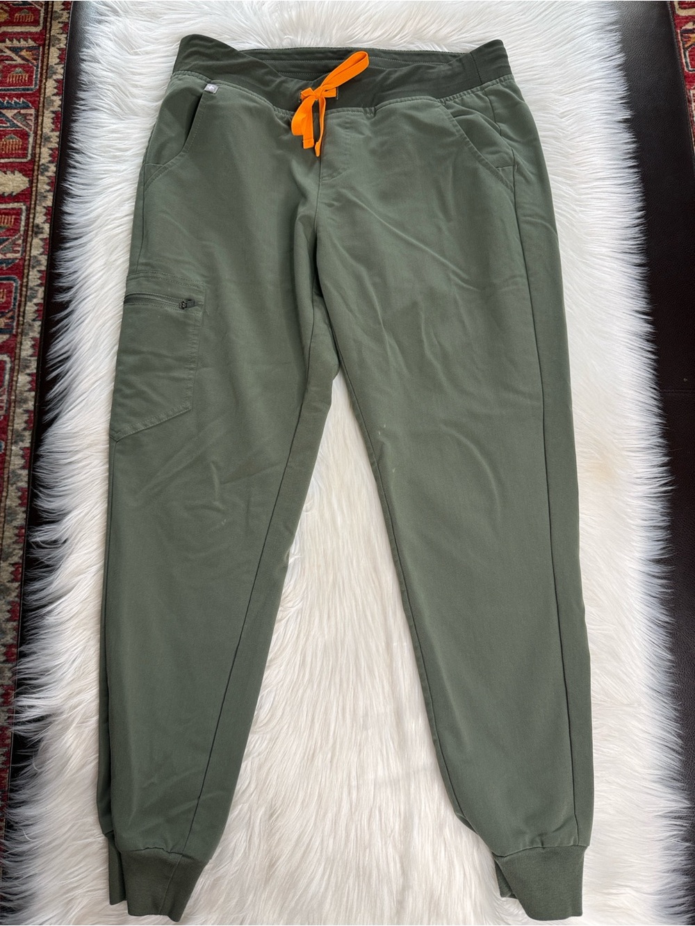 Figs Moss Green PO 1644 Zamora Jogger Scrub Pants